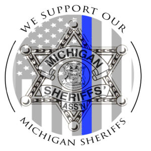 Sticker - We Support Our MI Sheriffs